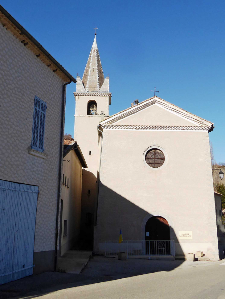 L'église - Trescléoux
