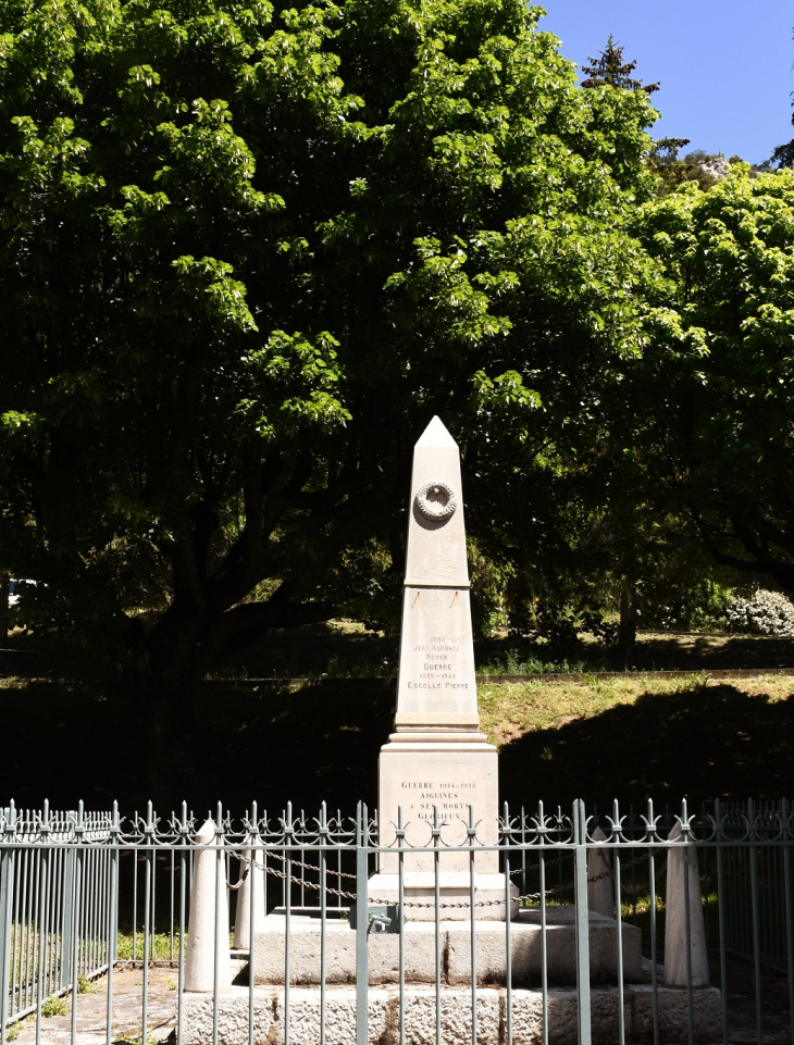 Monument-aux-Morts - Aiguines