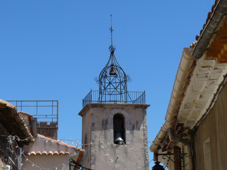 Le clocher de l'église - Camps-la-Source