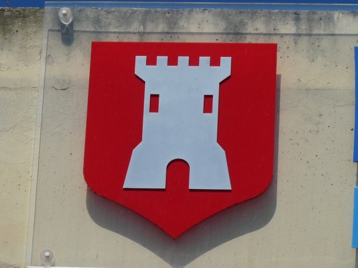 Le blason de la commune - Carnoules