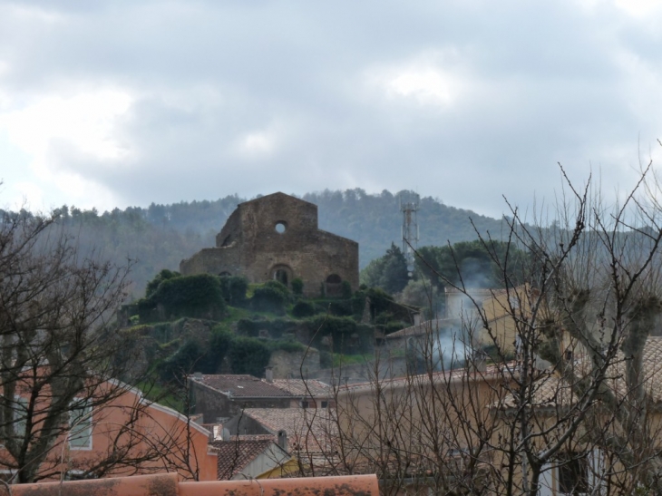 Les ruines du chateau - Collobrières