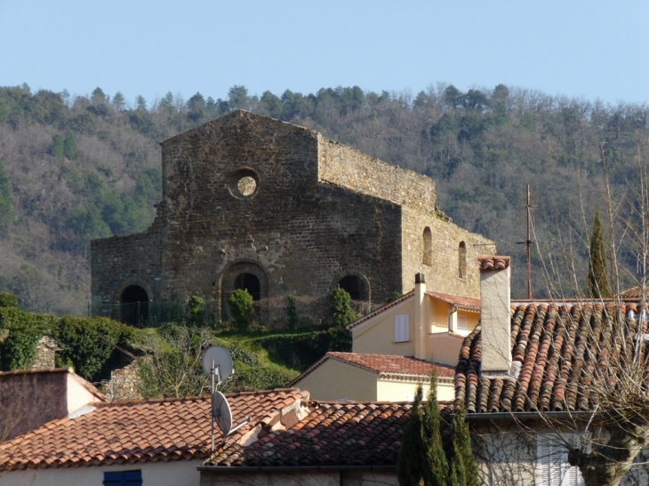 Les ruines du chateau - Collobrières