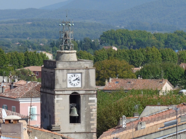 Le clocher de l'église - Cuers