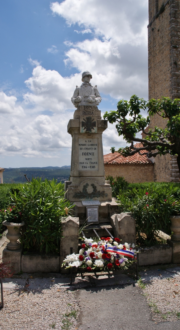 Monument aux Morts - Fayence