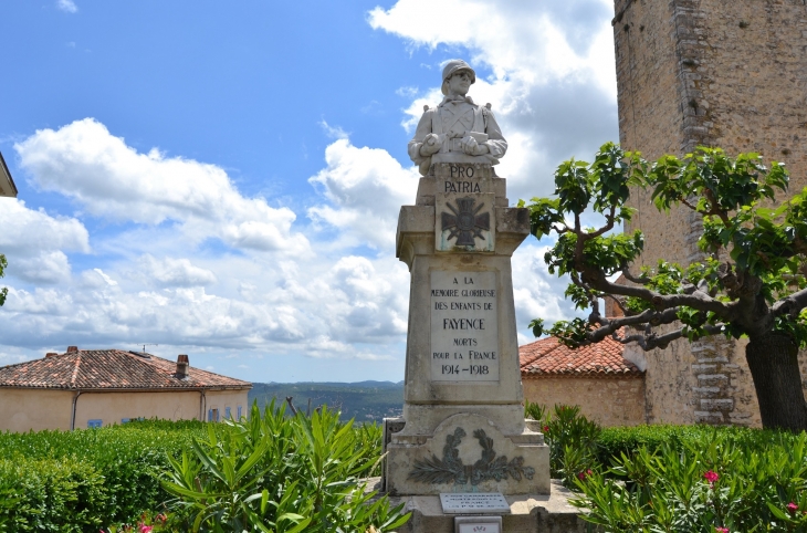 Monument aux Morts - Fayence