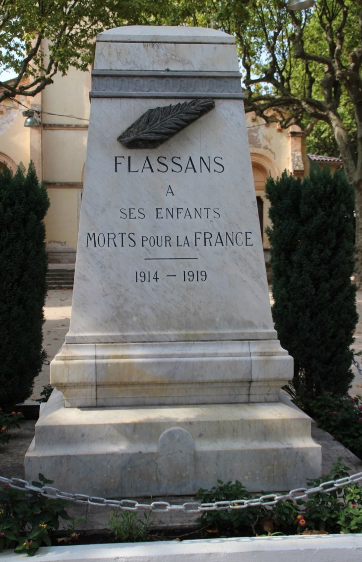 Monument-aux-Morts - Flassans-sur-Issole