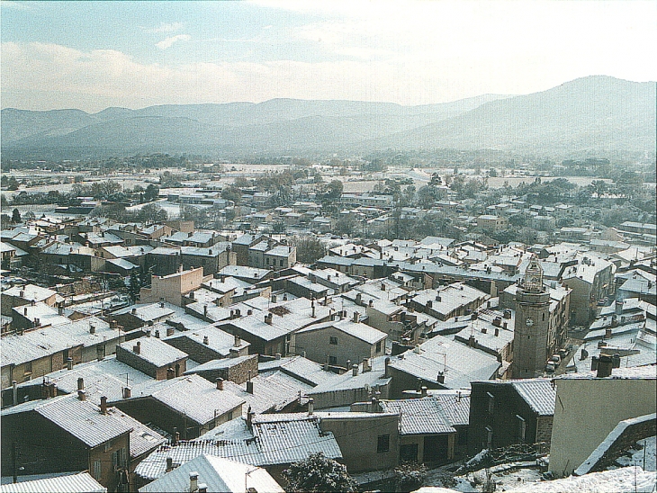 Sous la neige - Gonfaron