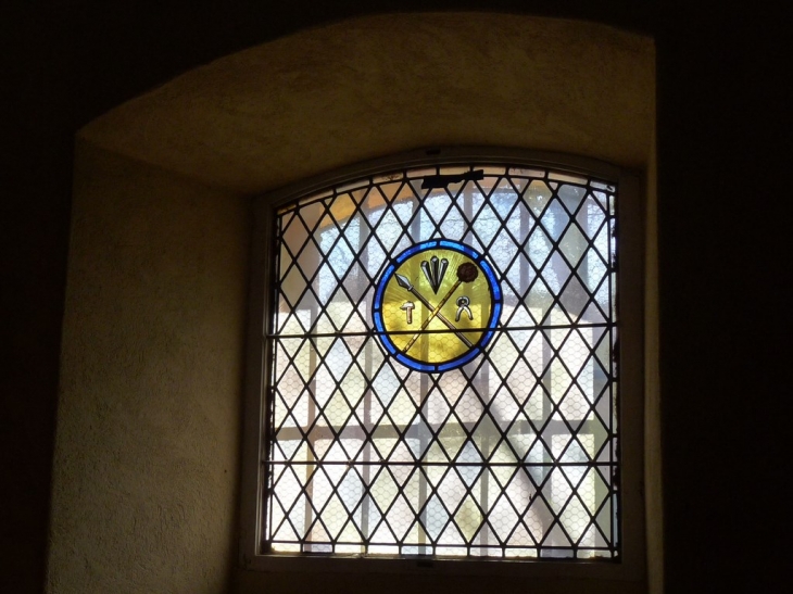 A l'intérieur de la chapelle des Pénitents - Grimaud