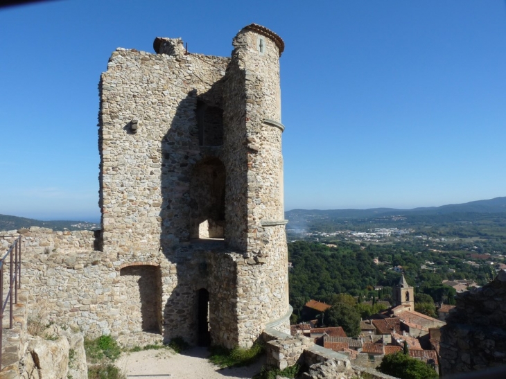 Ruines du chateau du XI-XVII siècle - Grimaud