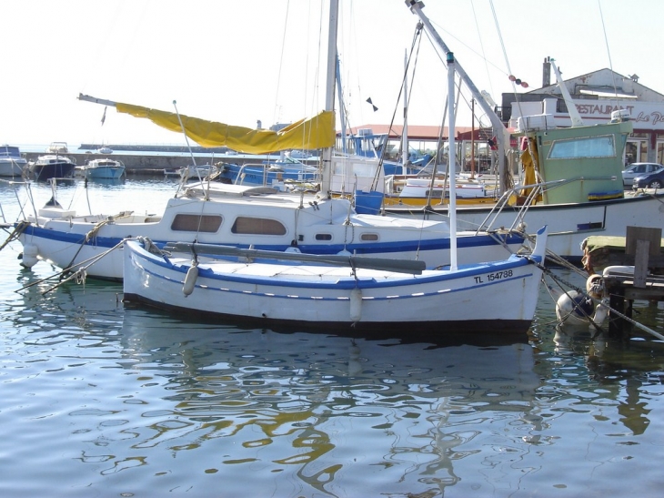 Dans le port de Port Pothuau - Hyères