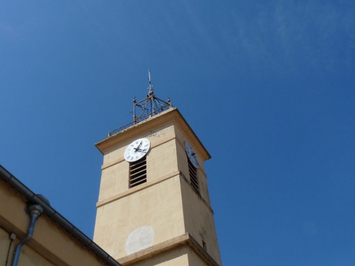 Le clocher de l'église - La Crau