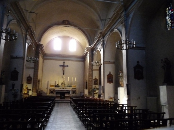 Dans l'église Saint Clément - La Garde-Freinet