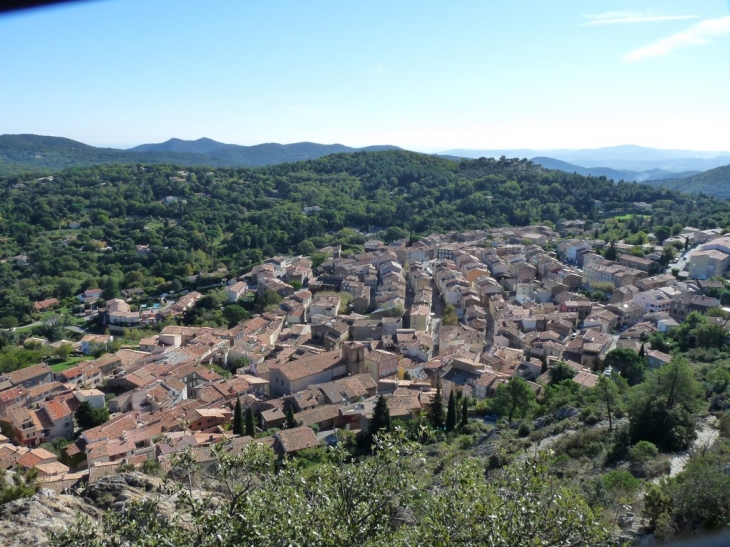 Vue sur le village - La Garde-Freinet