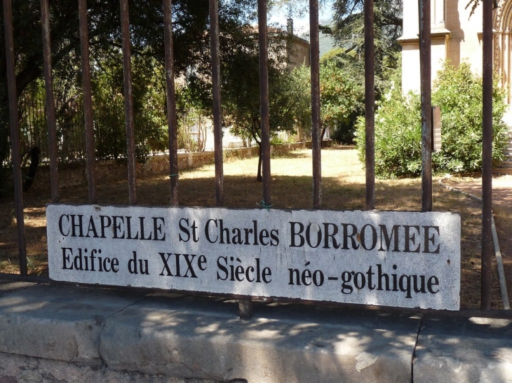 Chapelle-saint-charles-borromee-xix-siecle-neo-gothique - La Garde