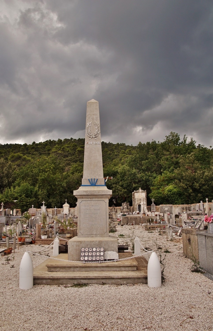 Monument-aux-Morts - La Roquebrussanne