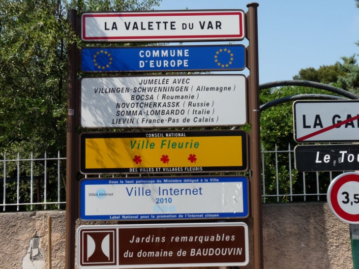 L'entrée dans la commune - La Valette-du-Var