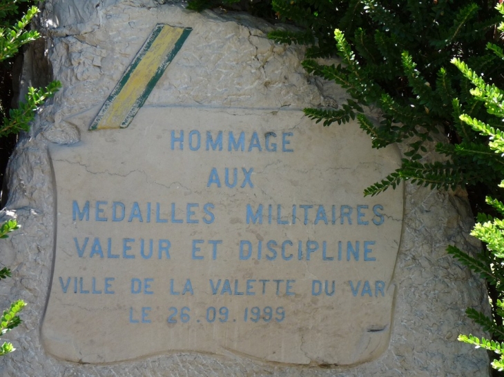 Le rond point des Médaillés Militaires - La Valette-du-Var