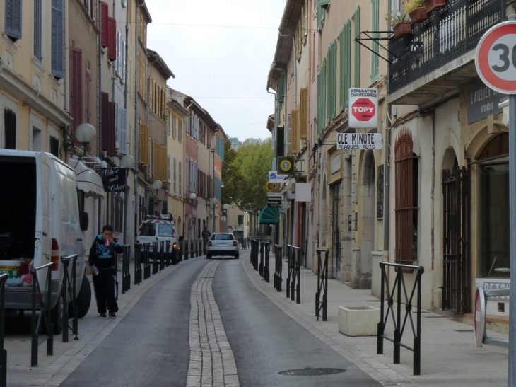 La rue Portalis - Le Beausset