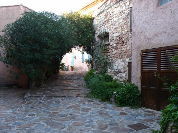 Une ruelle du village - Le Cannet-des-Maures