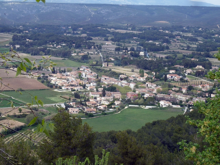 Vue-du-rempart : le Brulat - Le Castellet