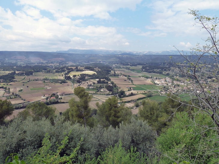 Vue du rempart - Le Castellet