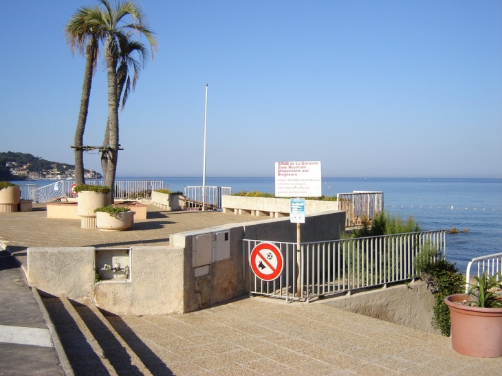 La plage de la Garonne - Le Pradet