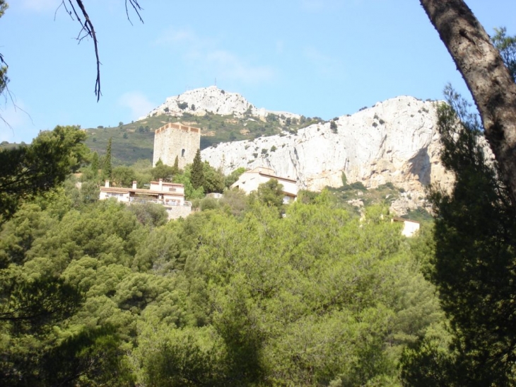 Le village vu du lac - Le Revest-les-Eaux