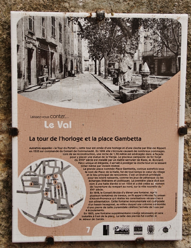 Tour de l'Horloge - Le Val