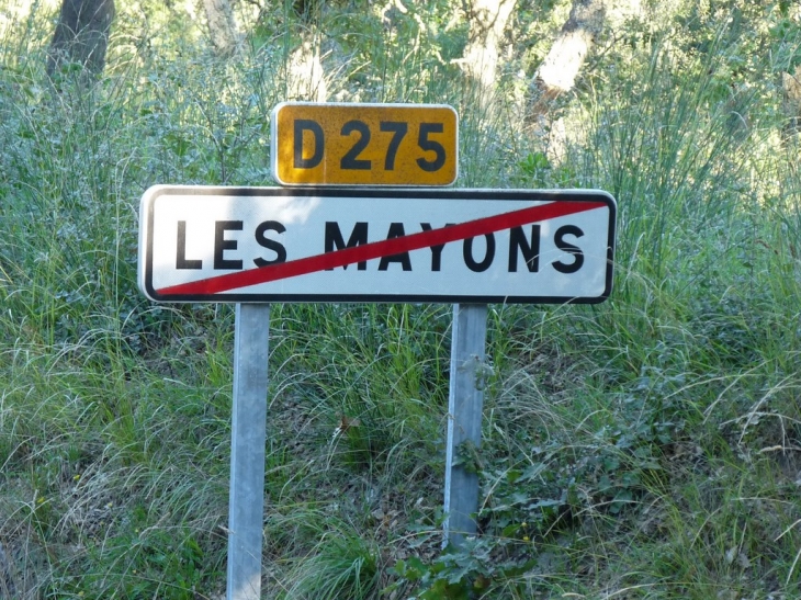 Départ du village - Les Mayons