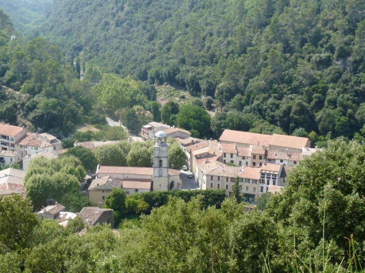 Vue de la colline de la vierge - Méounes-lès-Montrieux