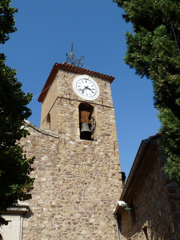 Le clocher de l'église - Pierrefeu-du-Var