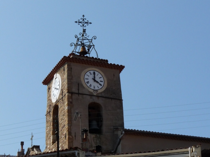 Le clocher de l'église - Pierrefeu-du-Var