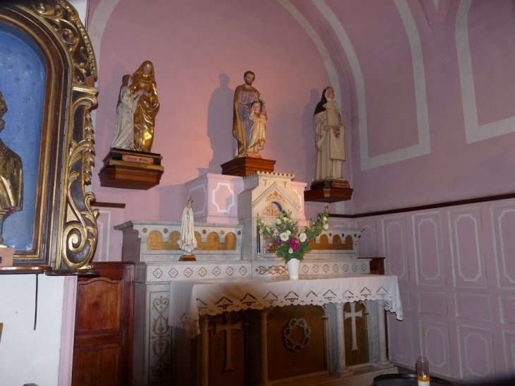 L'intérieur de l'église Saint Martin - Plan-de-la-Tour