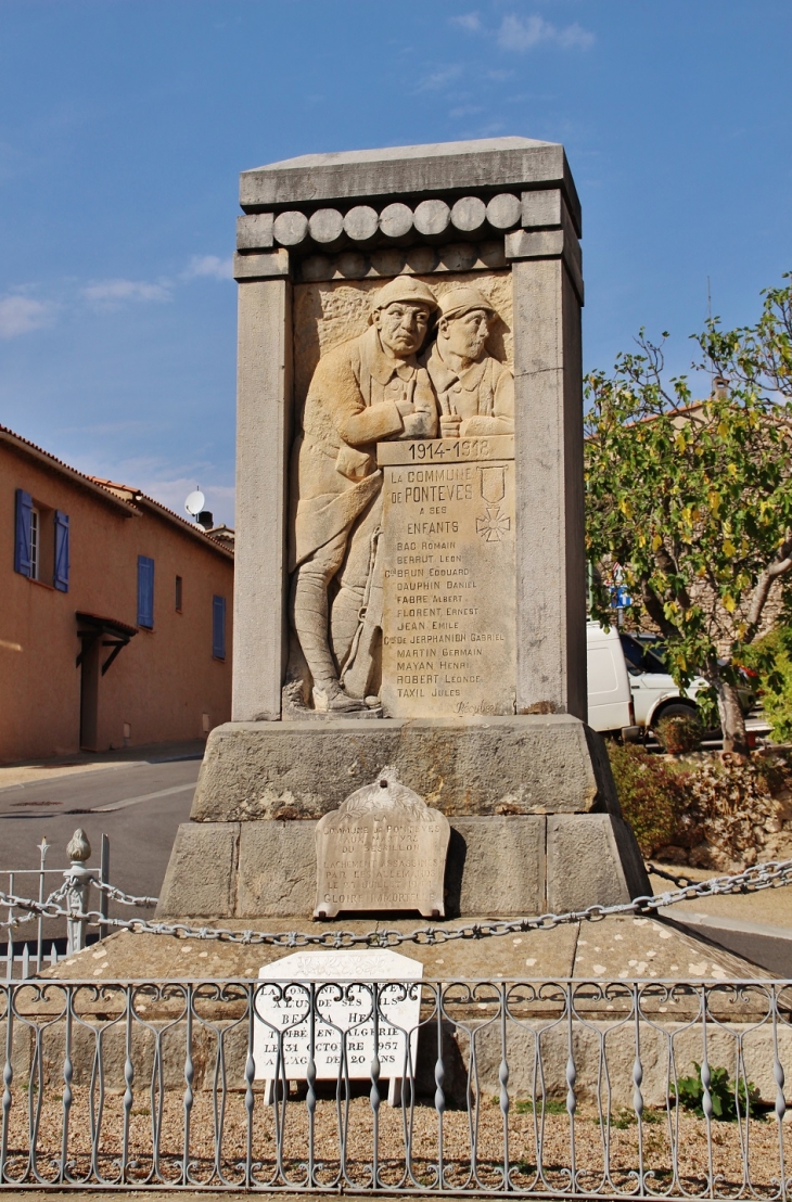 Monument-aux-Morts - Pontevès