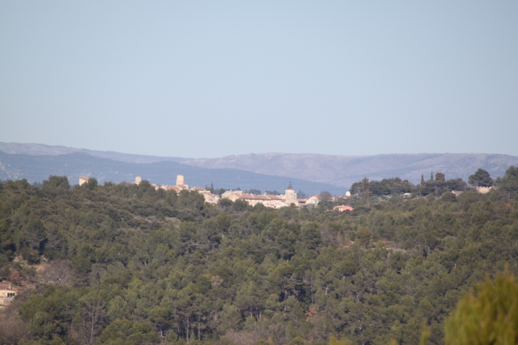 Vue des Piouroux - Pontevès