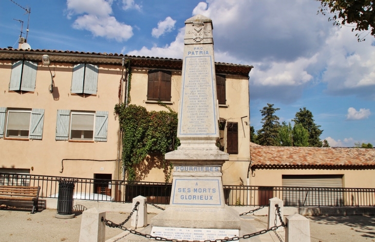 Monument-aux-Morts - Pourrières