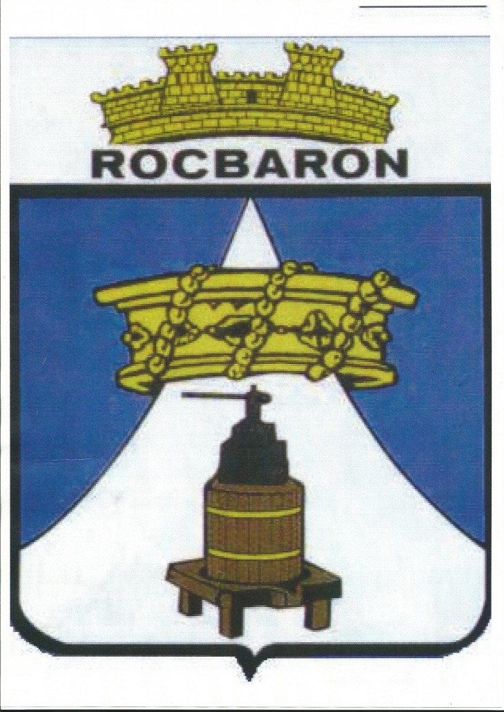 Le blason de la commune - Rocbaron