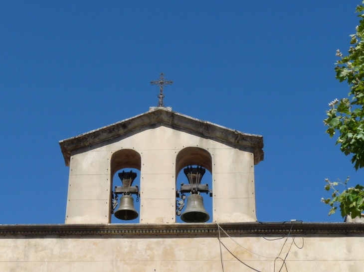 Le clocher de l'église - Rocbaron