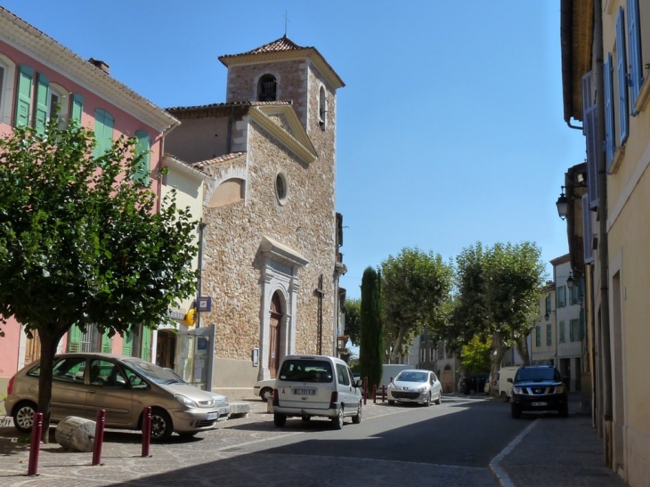 L'église Saint Sébastien - Rougiers