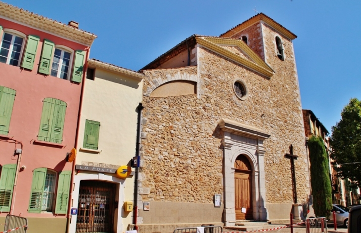 &église Saint-Sébastien  - Rougiers