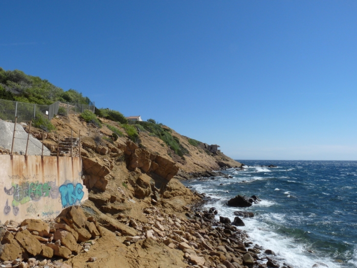 Sur le sentier du littoral, le marégau - Saint-Mandrier-sur-Mer