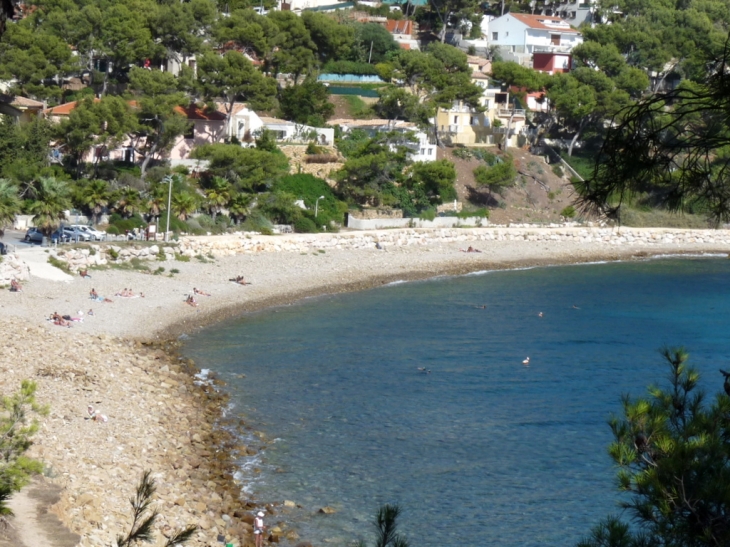 La plage de la Coudoulière - Saint-Mandrier-sur-Mer