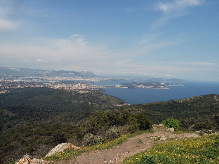 La presqu'île vue du cap Sicié - Saint-Mandrier-sur-Mer