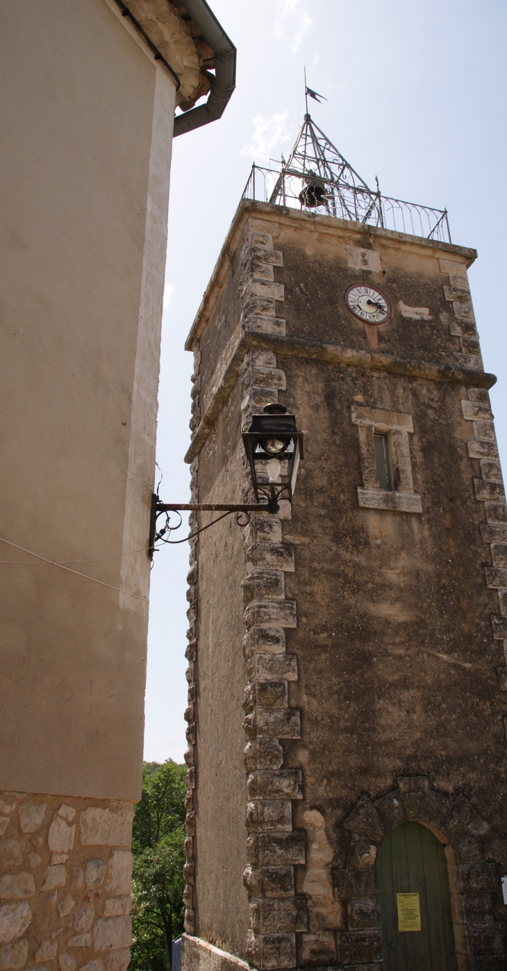 La Tour de l'Horloge  1830 - Saint-Martin-de-Pallières