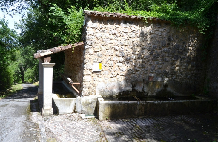 Fontaine et Lavoir-1885 - Saint-Martin-de-Pallières