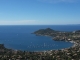 la baie d'Agay vue depuis le Rastel