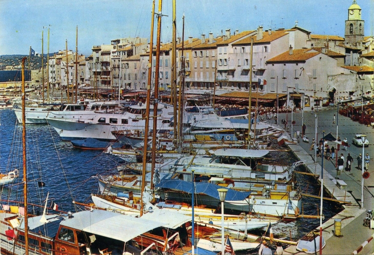 Le Port (carte postale de 1969) - Saint-Tropez