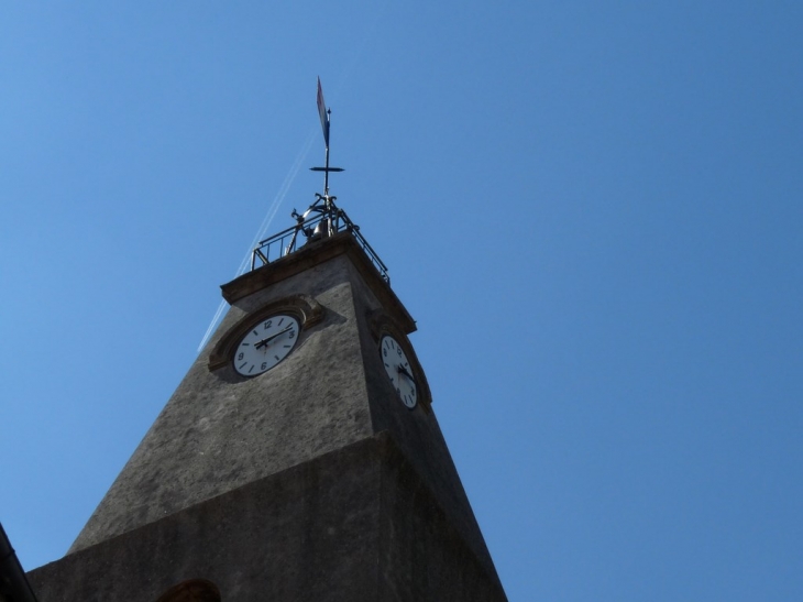 Le clocher de l'église saint jean Bathiste - Saint-Zacharie