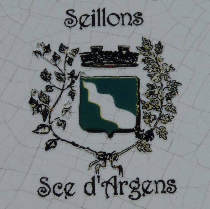 Le blason de la commune - Seillons-Source-d'Argens