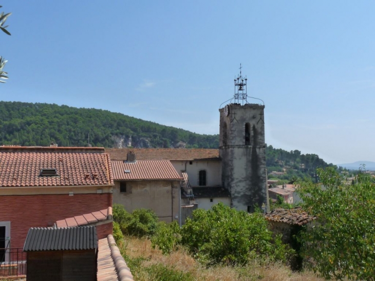 Le clocher de l'église - Solliès-Toucas